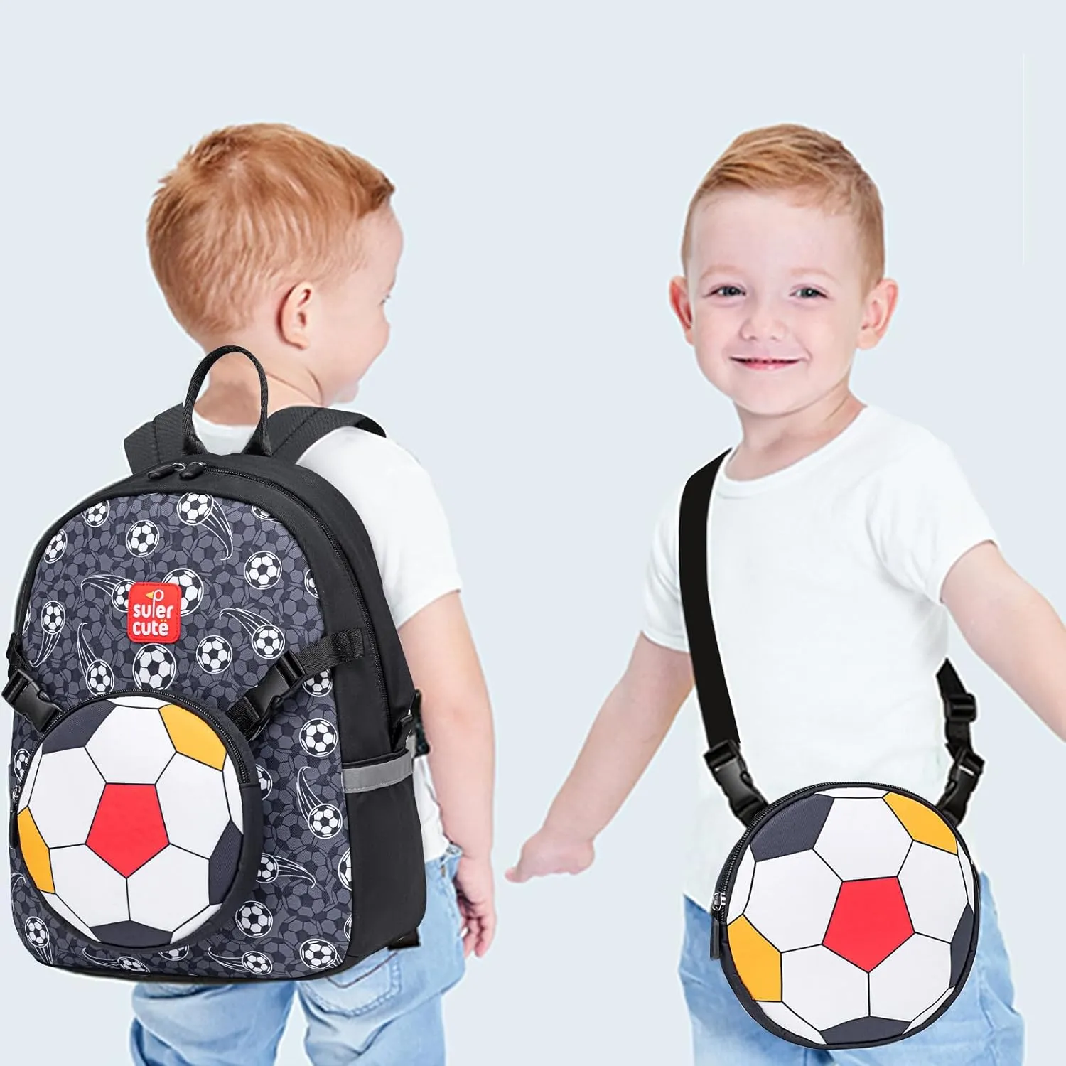 LOIDOU Backpack Boys Girls Preschool Backpacks for Kids School Bags Kindergarten BookBag Set Toddler Backpack with Lunch Box