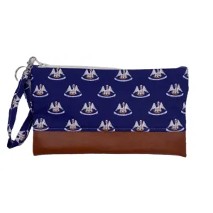 Louisiana State Flag Clutch
