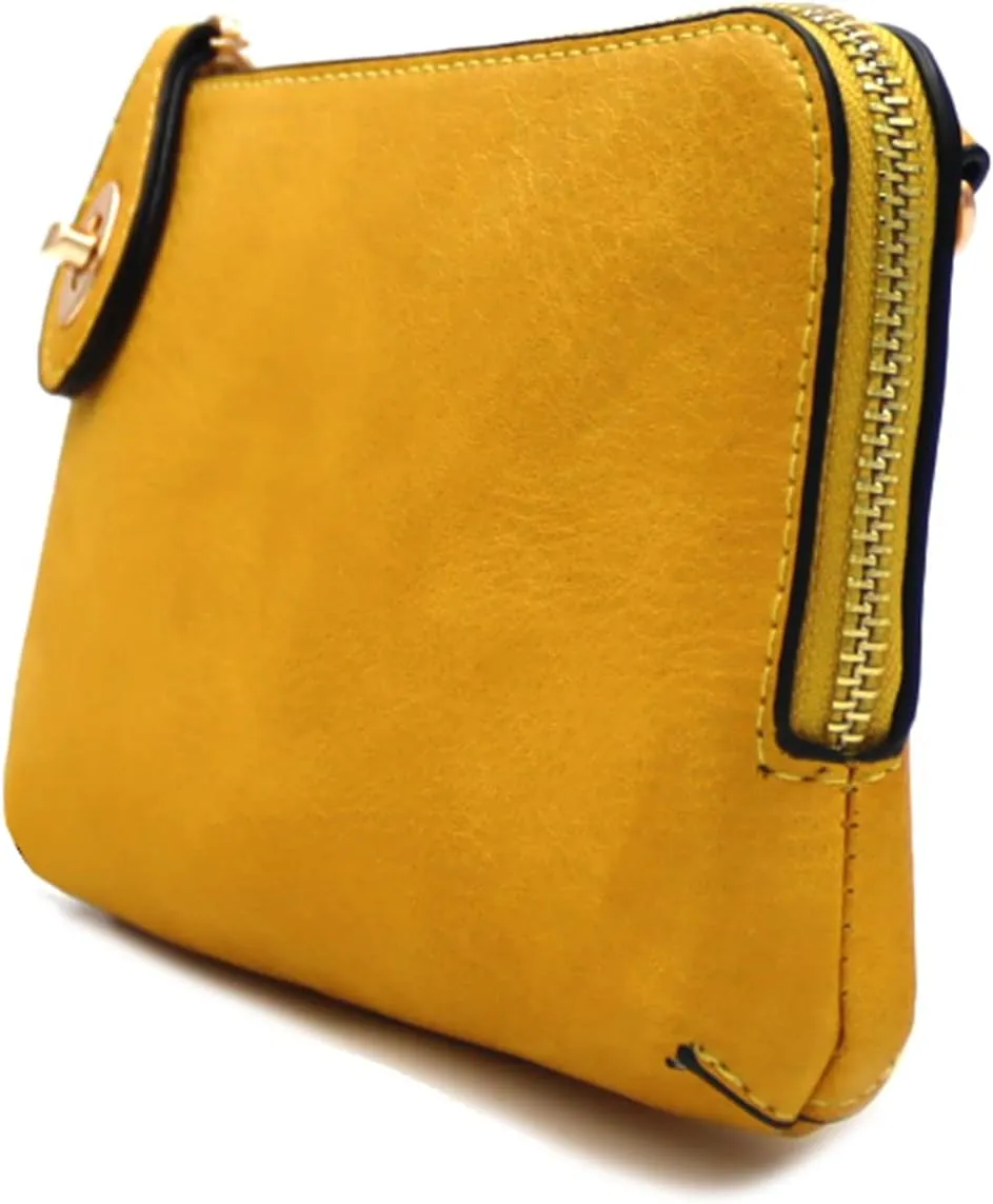 LOVESOME Women's Small Crossbody Bag Wristlet Clutch