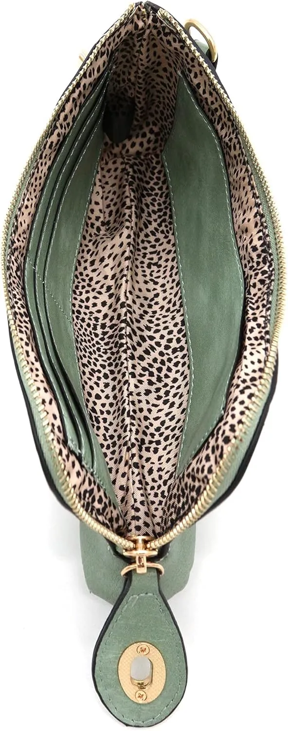 LOVESOME Women's Small Crossbody Bag Wristlet Clutch