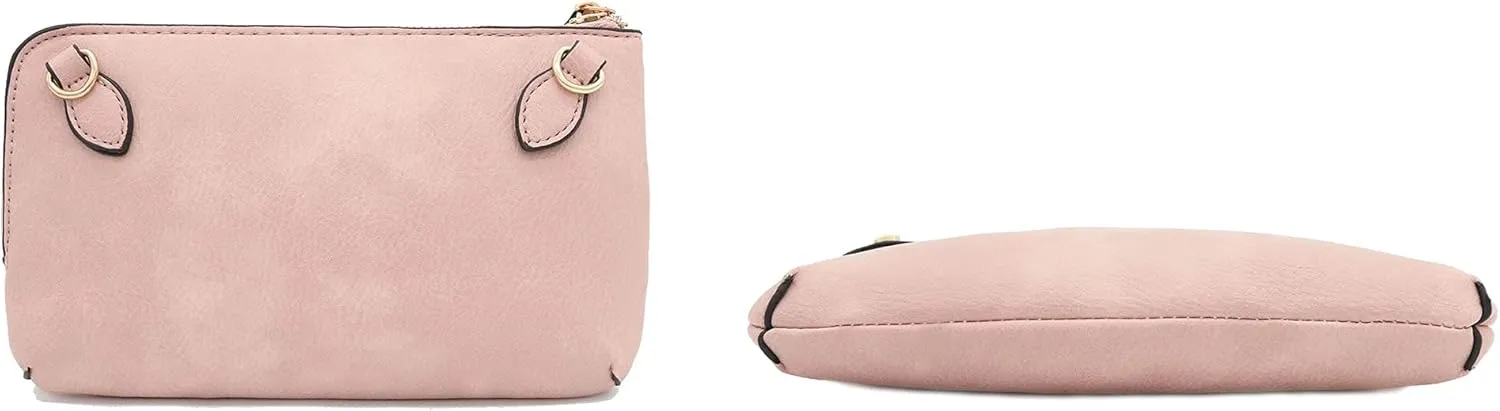 LOVESOME Women's Small Crossbody Bag Wristlet Clutch
