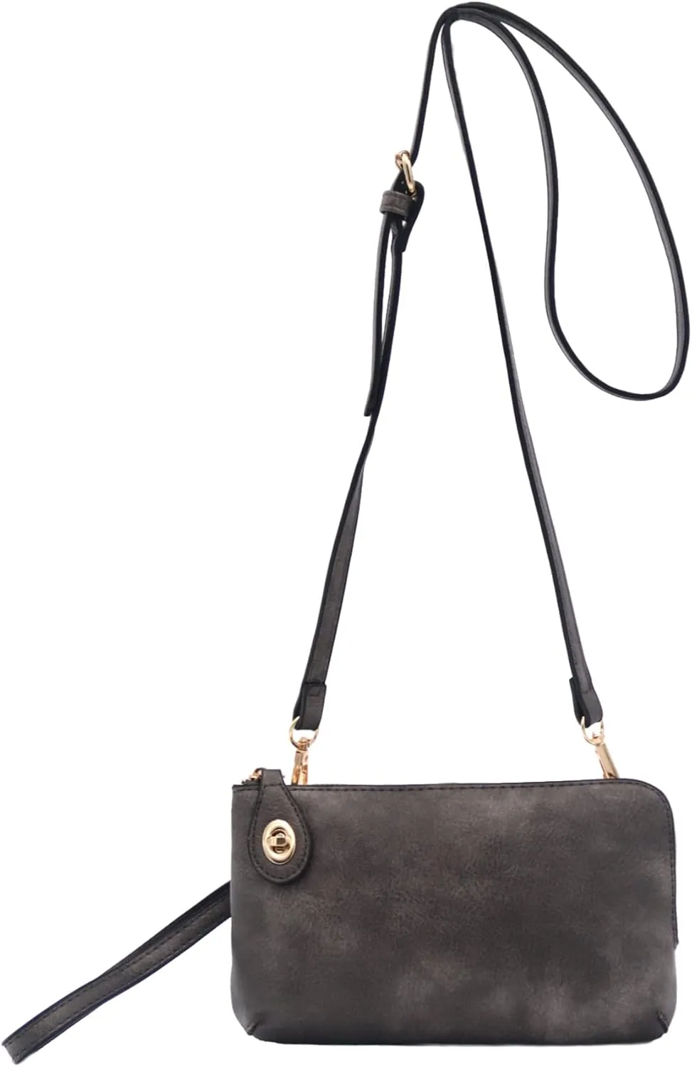 LOVESOME Women's Small Crossbody Bag Wristlet Clutch