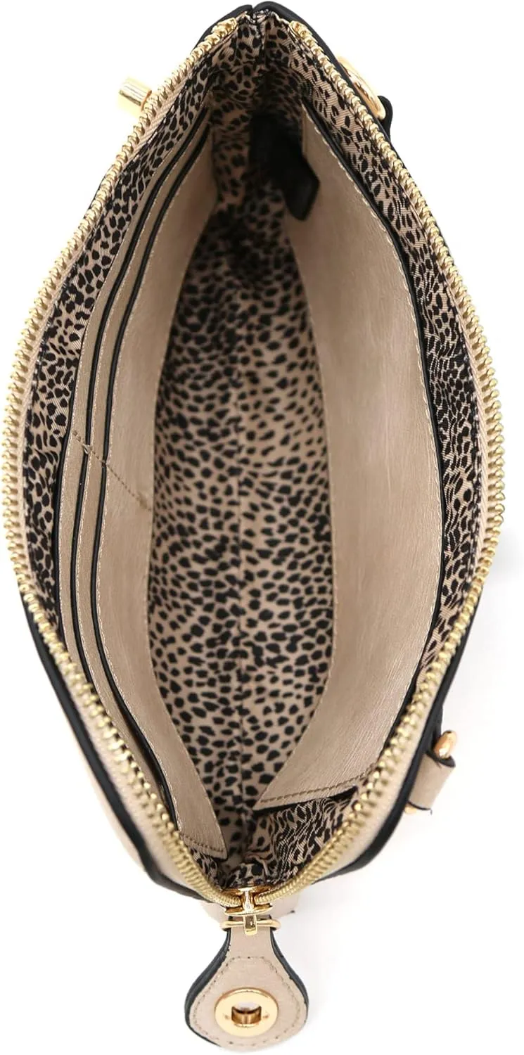 LOVESOME Women's Small Crossbody Bag Wristlet Clutch