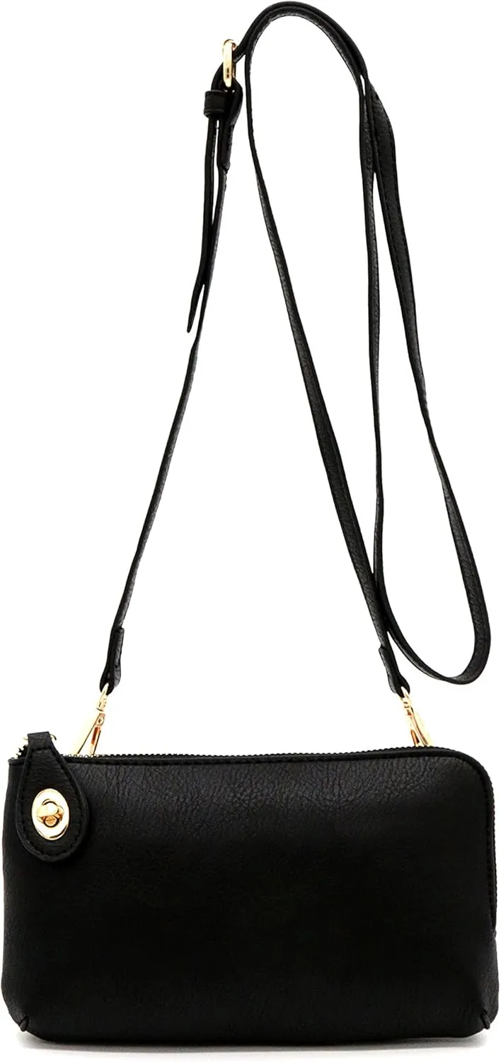 LOVESOME Women's Small Crossbody Bag Wristlet Clutch