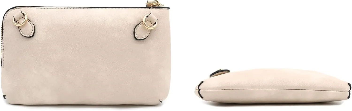 LOVESOME Women's Small Crossbody Bag Wristlet Clutch