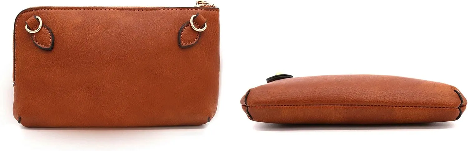 LOVESOME Women's Small Crossbody Bag Wristlet Clutch