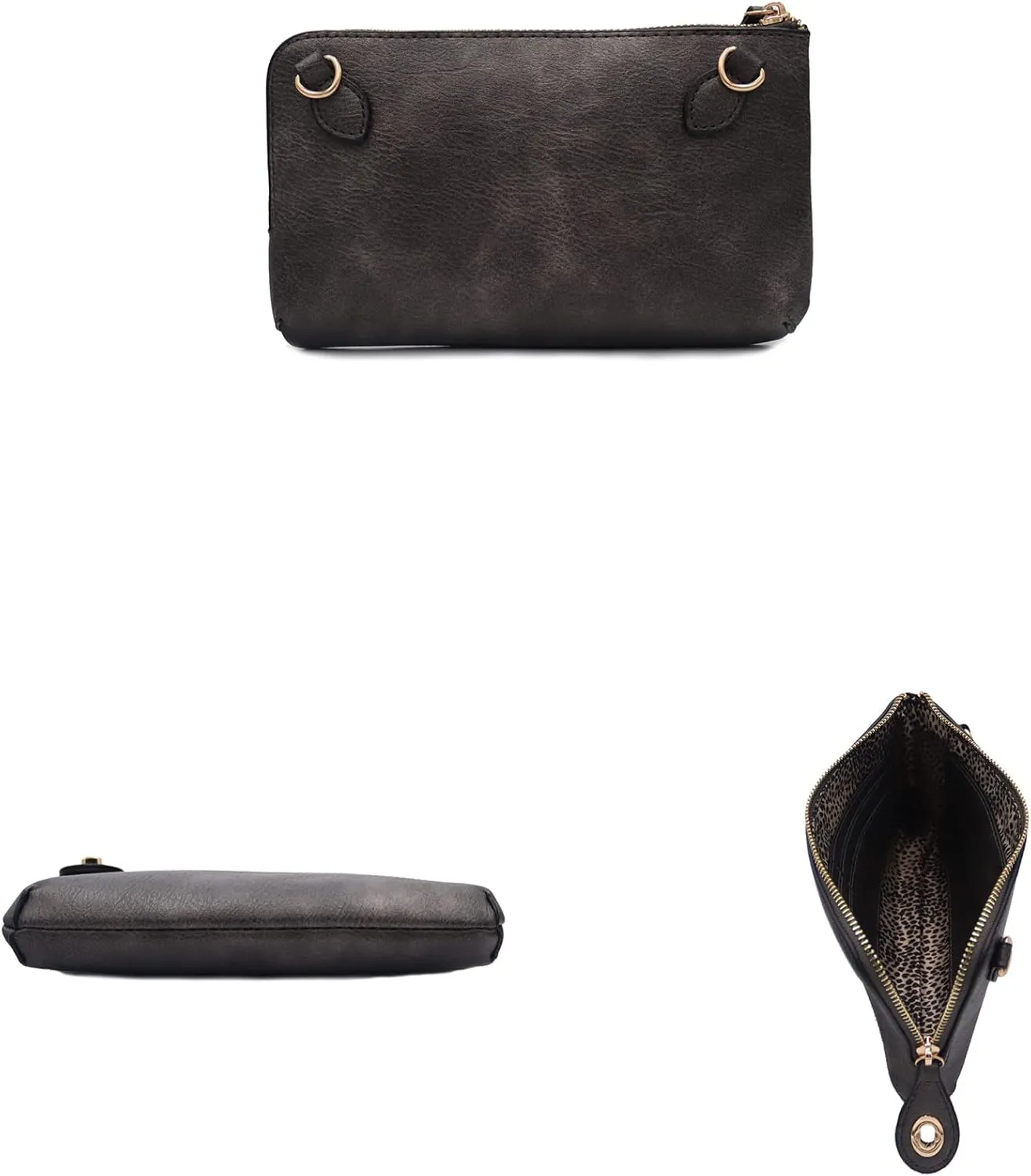 LOVESOME Women's Small Crossbody Bag Wristlet Clutch