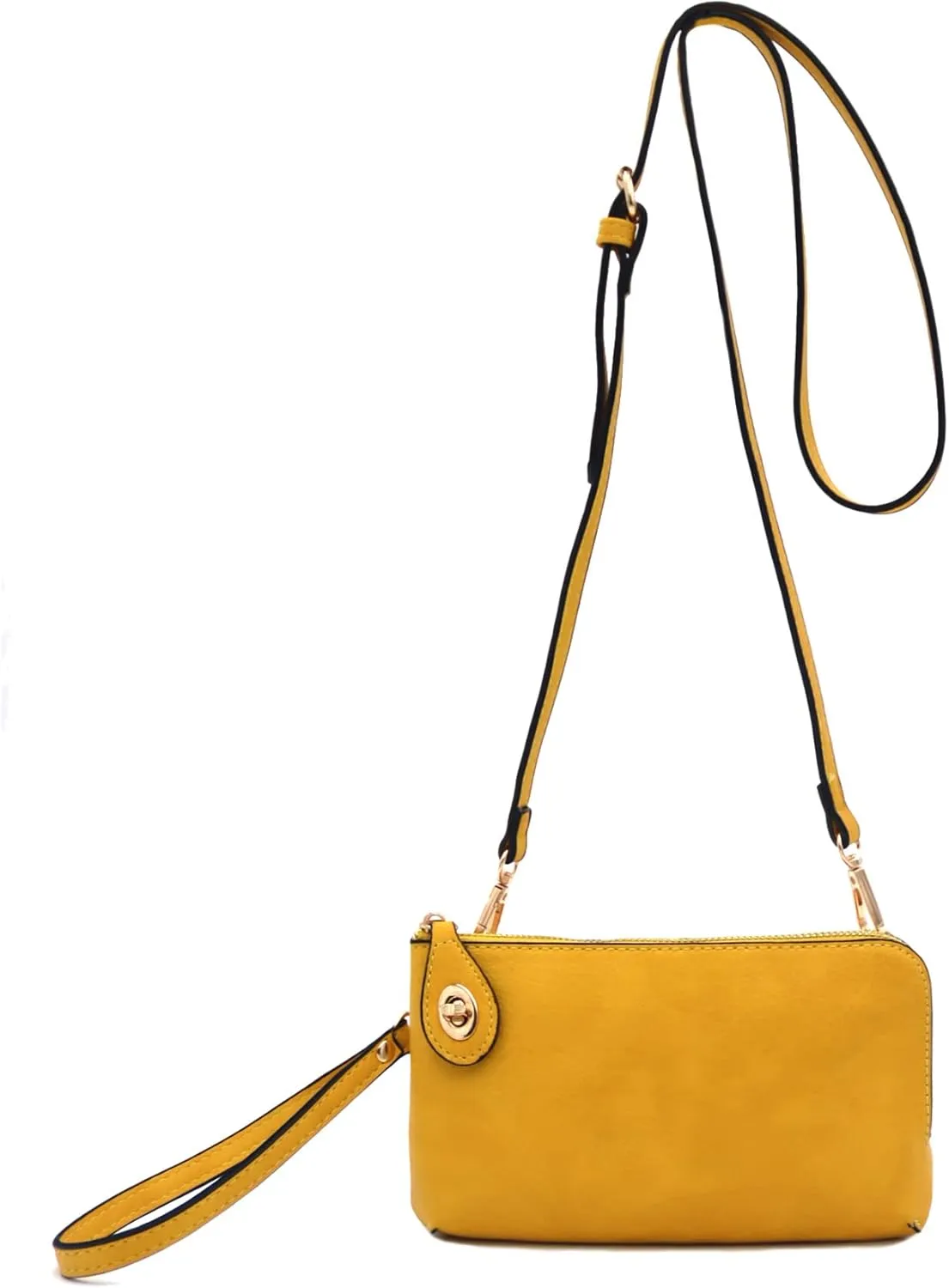 LOVESOME Women's Small Crossbody Bag Wristlet Clutch