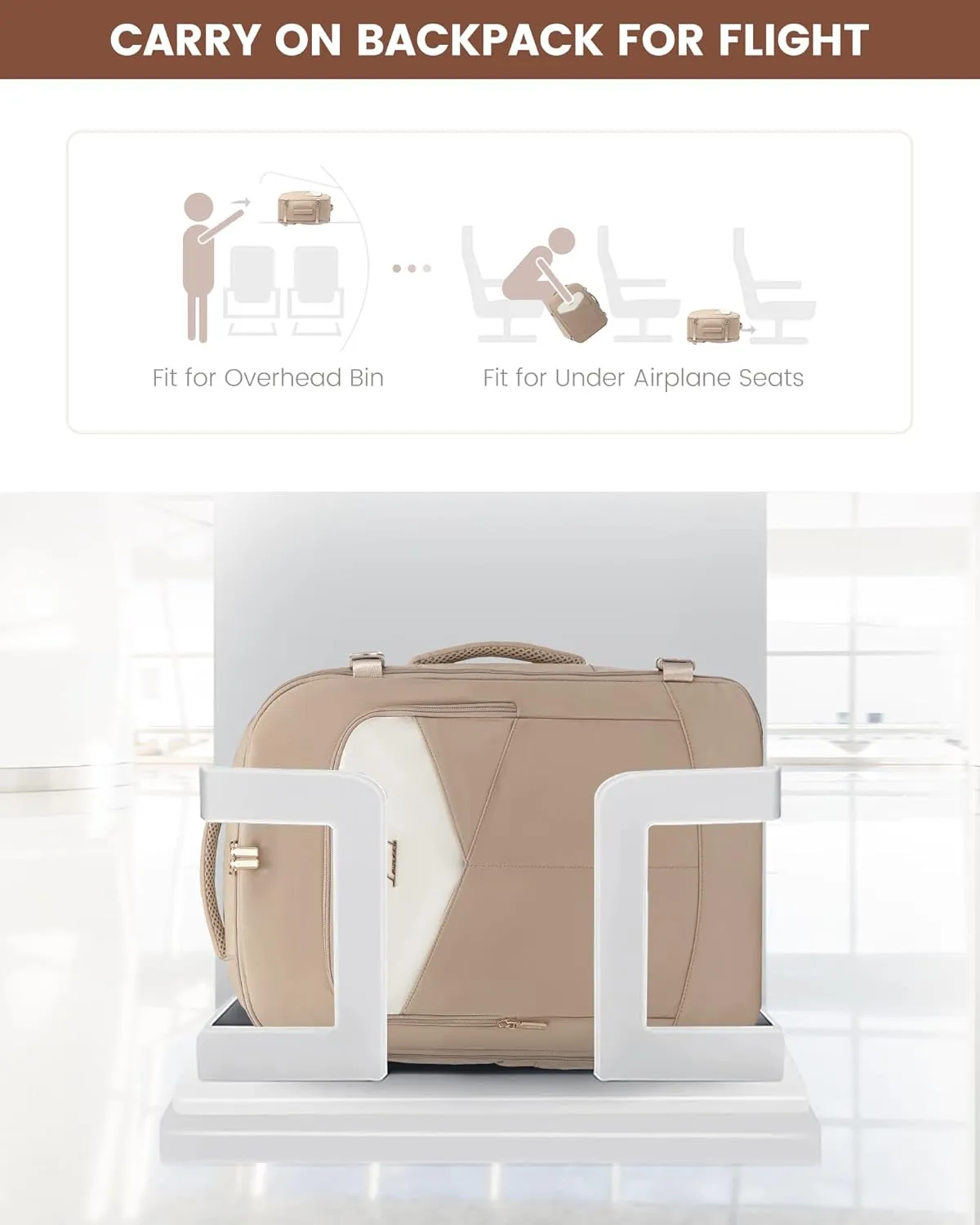 LOVEVOOK 40L Travel Backpack for Women&Men,Personal Item Travel Bag with 3 Packing Cubes,TSA Carry on Backpack for Airplanes Fit 17inch Laptop,Waterproof Travel Essentials Airline Approved Luggage