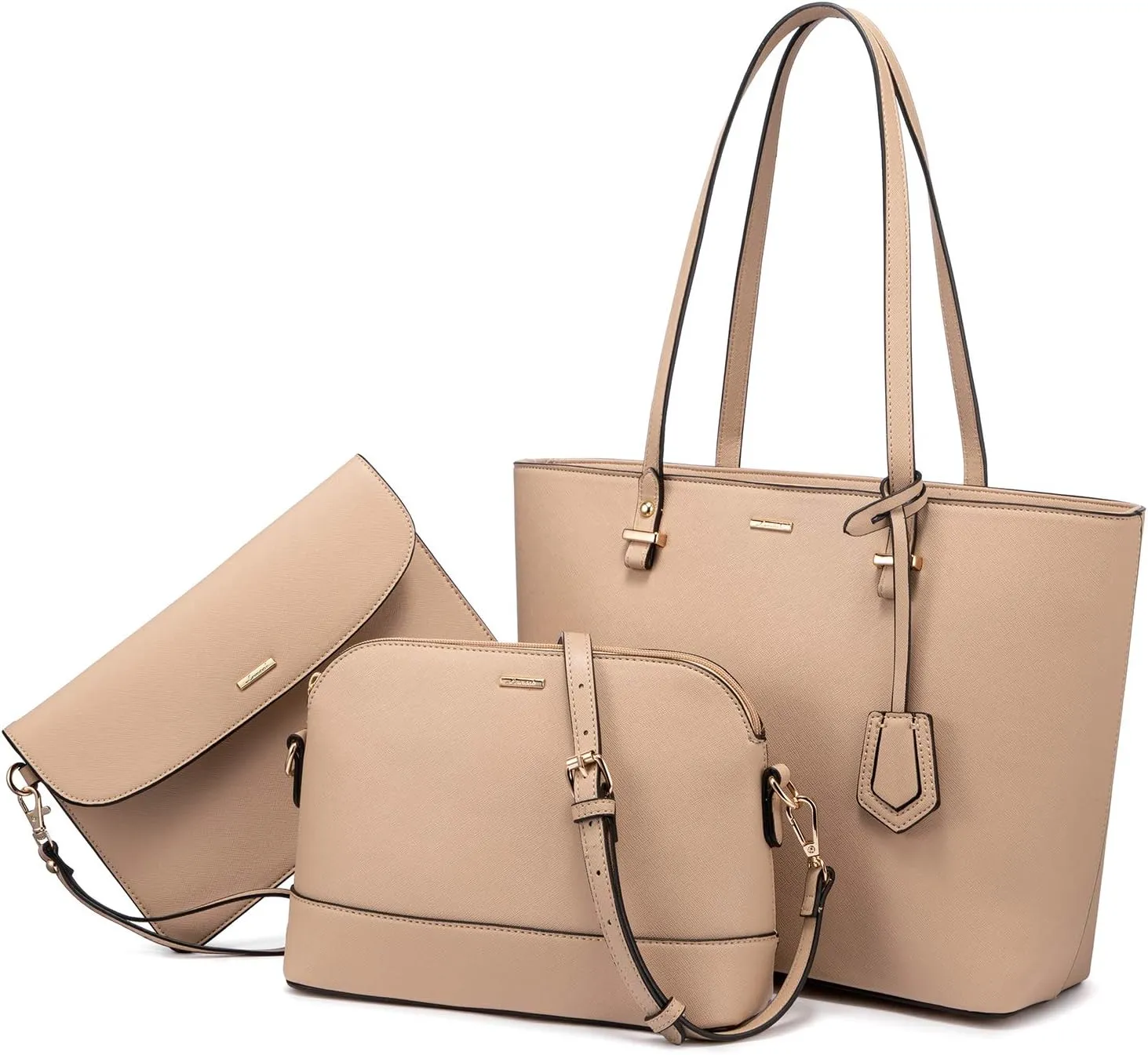 LOVEVOOK Handbags for Women Shoulder Bags Tote Satchel Hobo 3pcs Purse Set