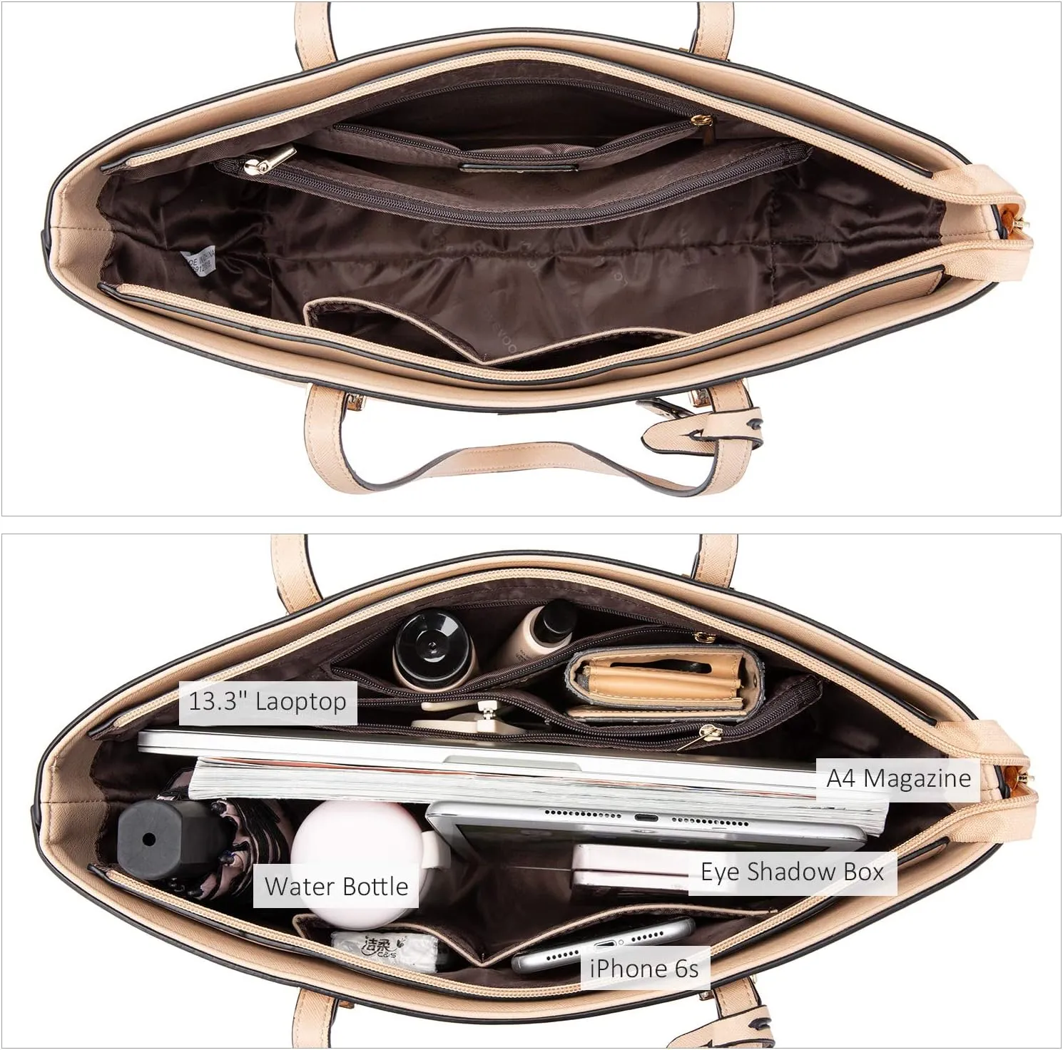 LOVEVOOK Handbags for Women Shoulder Bags Tote Satchel Hobo 3pcs Purse Set