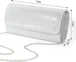 lovyoCoCo Evening Bag Clutch Purses for Women Ladies Sparkling Party Handbag Wedding Bag