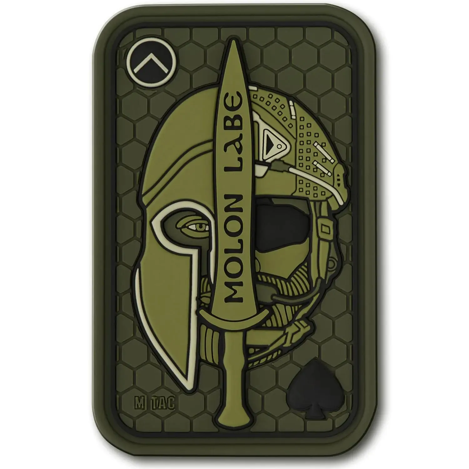 M-Tac Morale Patches Nordic Invasion - PVC 3D Military Tactical Patch Viking - Til Valhall (Olive)