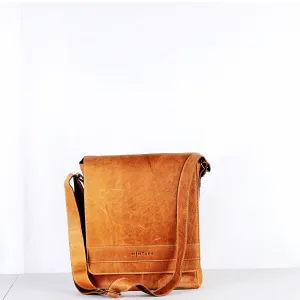 Mac Messenger Leather Crossbody Satchel