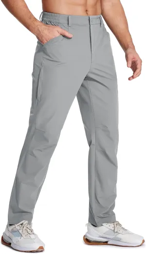 MAGCOMSEN Men's Lightweight Hiking Pants with 4 Pockets Water Resistant Quick Dry Fishing Travel Work Outddoor Pants