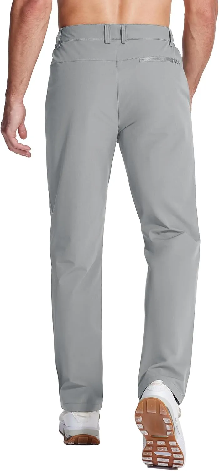 MAGCOMSEN Men's Lightweight Hiking Pants with 4 Pockets Water Resistant Quick Dry Fishing Travel Work Outddoor Pants