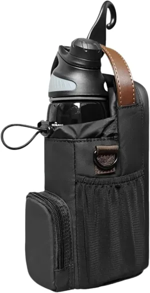 Magnetic Bag Gym, Bottle Sling Bag for Men and Women | Magnetic Bags for Gym, Travel, Work, and Sports (Black)