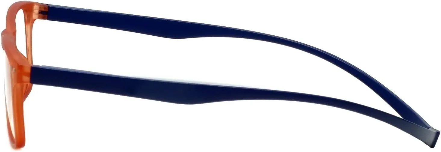 Magz Astoria Classic Square Reading Glasses Men Women Single Power Readers Neck Hanging Magnetic Snap It Rear Connecting