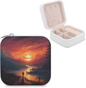 Makeup Mirror, Sunset Art Printed Makeup Mirror,portable Makeup Mirror,durable Makeup Mirror,office Makeup Mirror