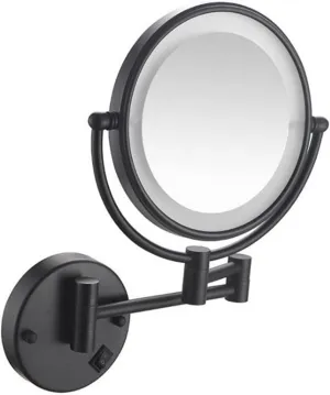 Makeup Mirror Travel Makeup Mirror, Bathroom, Hotel, Wall-Mounted Mirror, Magnifying Cosmetic Mirror, Double-Telesbathroom, Beauty Mirror, Wall-Mounted, No-Perforation