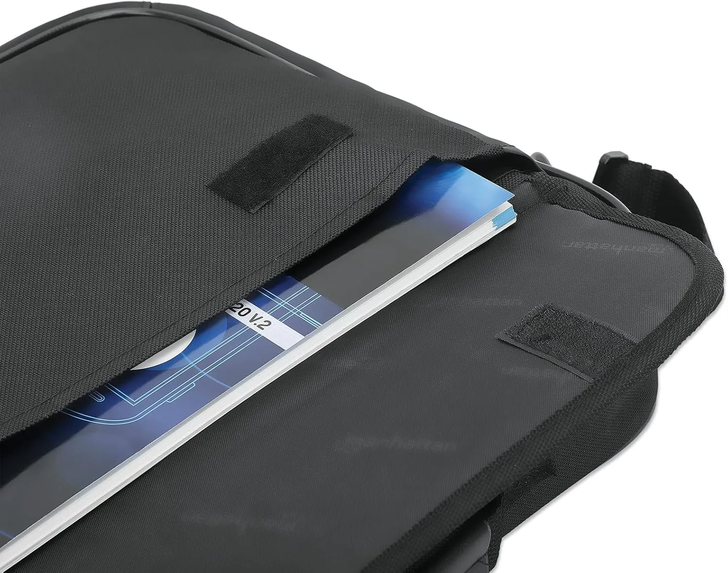 MANHATTAN Laptop Shoulder Bag Carrying Case – Slim Briefcase Style, Clamshell Opening, Padded Compartments–3 Yr Mfg Warranty
