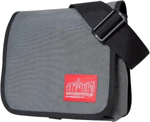 Manhattan Portage DJ Messenger Bag (Extra Small) Adjustable Strap Water Resistant Vinyl Records Zippered Compartment 1000D Cordura for Work College Travel