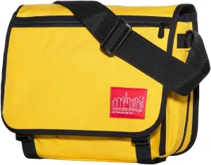 Manhattan Portage Europa Messenger Bag (SM) Expandable With Laptop Sleeve Water Resistant Luggage Attachment 1000D Cordura For Work College Travel (Mustard)