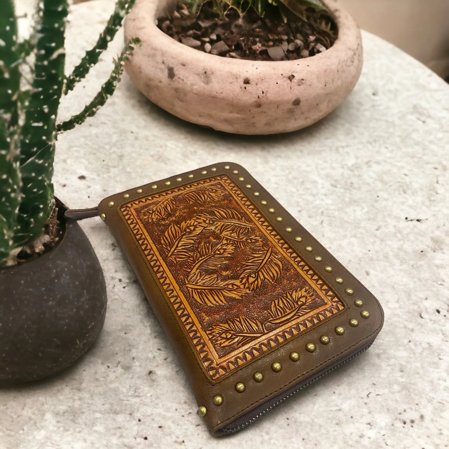 Mayura Wallet - Chocolate Brown