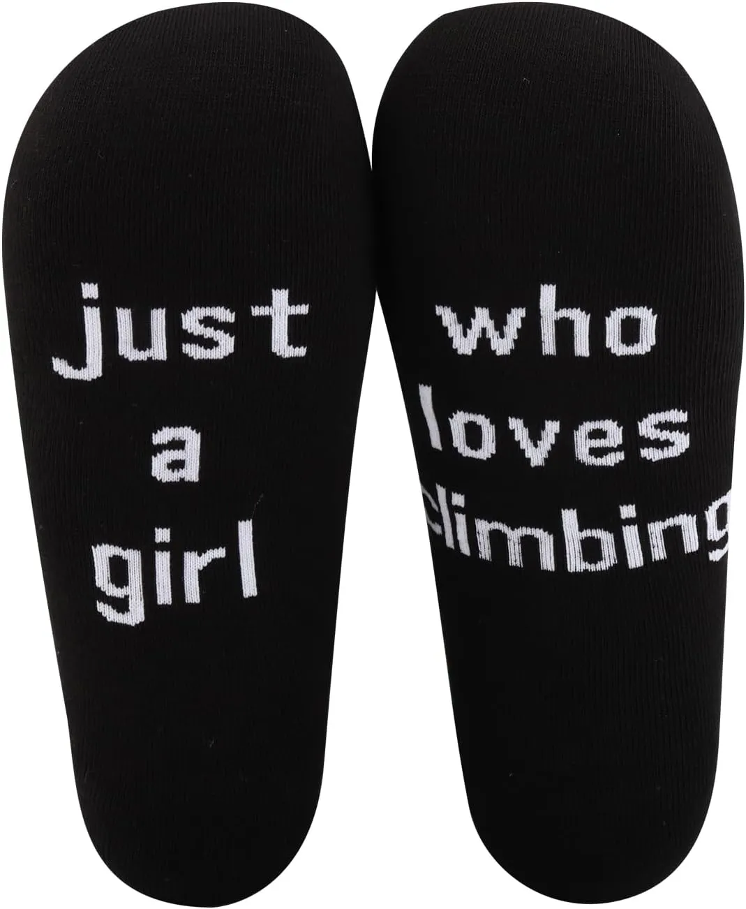 MBMSO Just a Girl who Loves Climbing Socks - Funny Climbing Gift for Girls