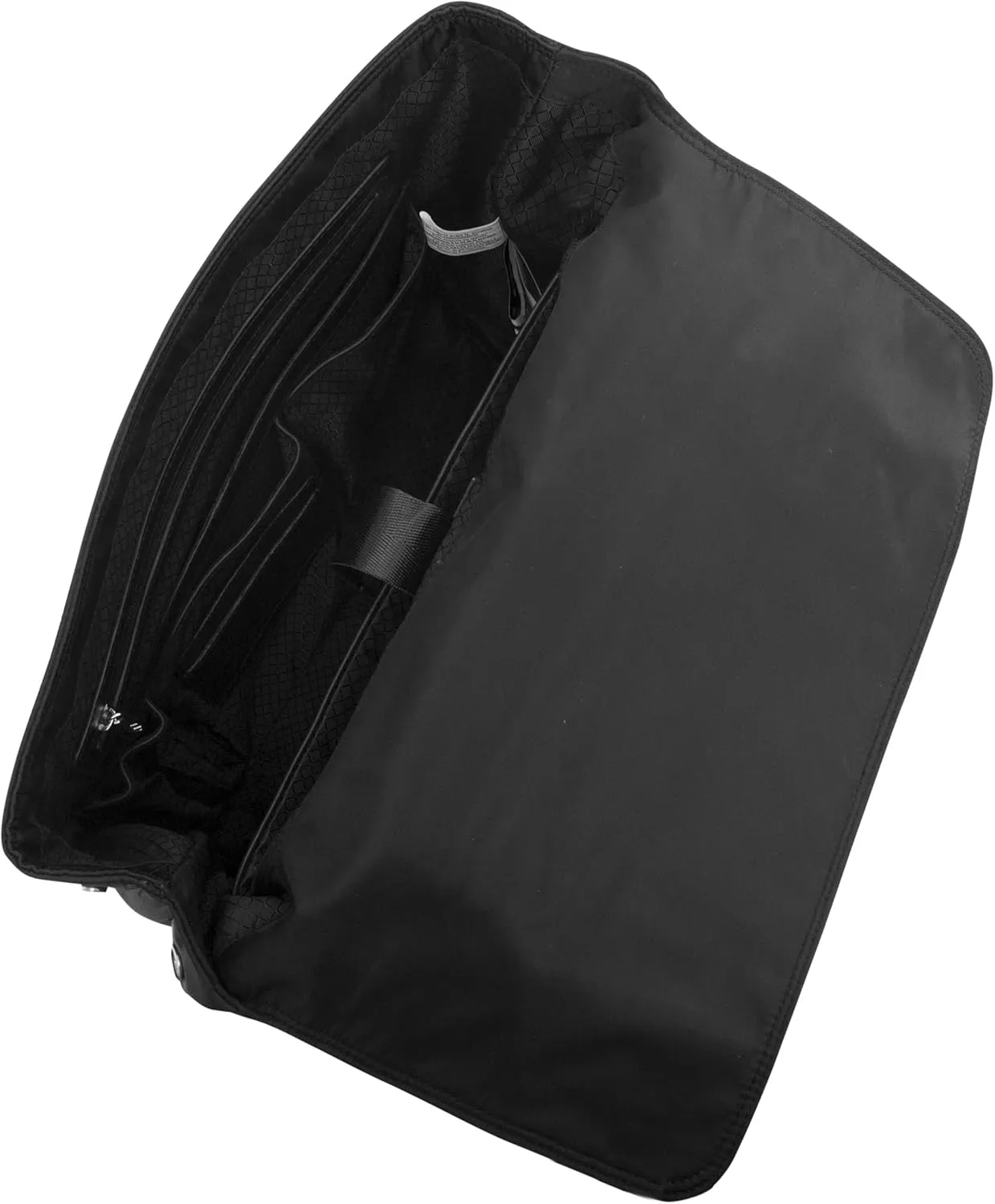 McKlein 17" Nylon Flap Over Laptop Backpack- ELEMENT- Black