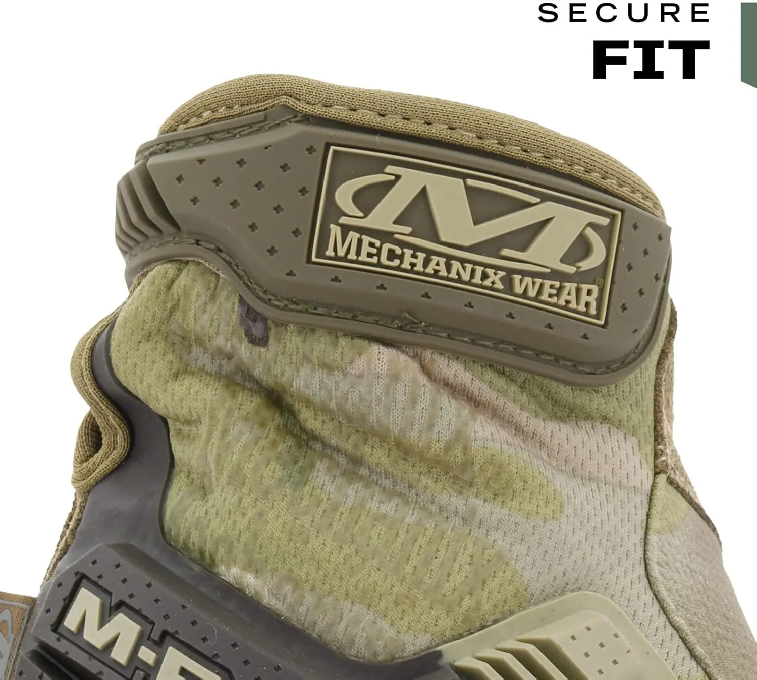 Mechanix Wear: M-Pact Tactical Gloves with Secure Fit, Touchscreen Capable Safety Gloves for Men, Work Gloves with Impact Protection and Vibration Absorption (Camouflage - MultiCam, Medium)