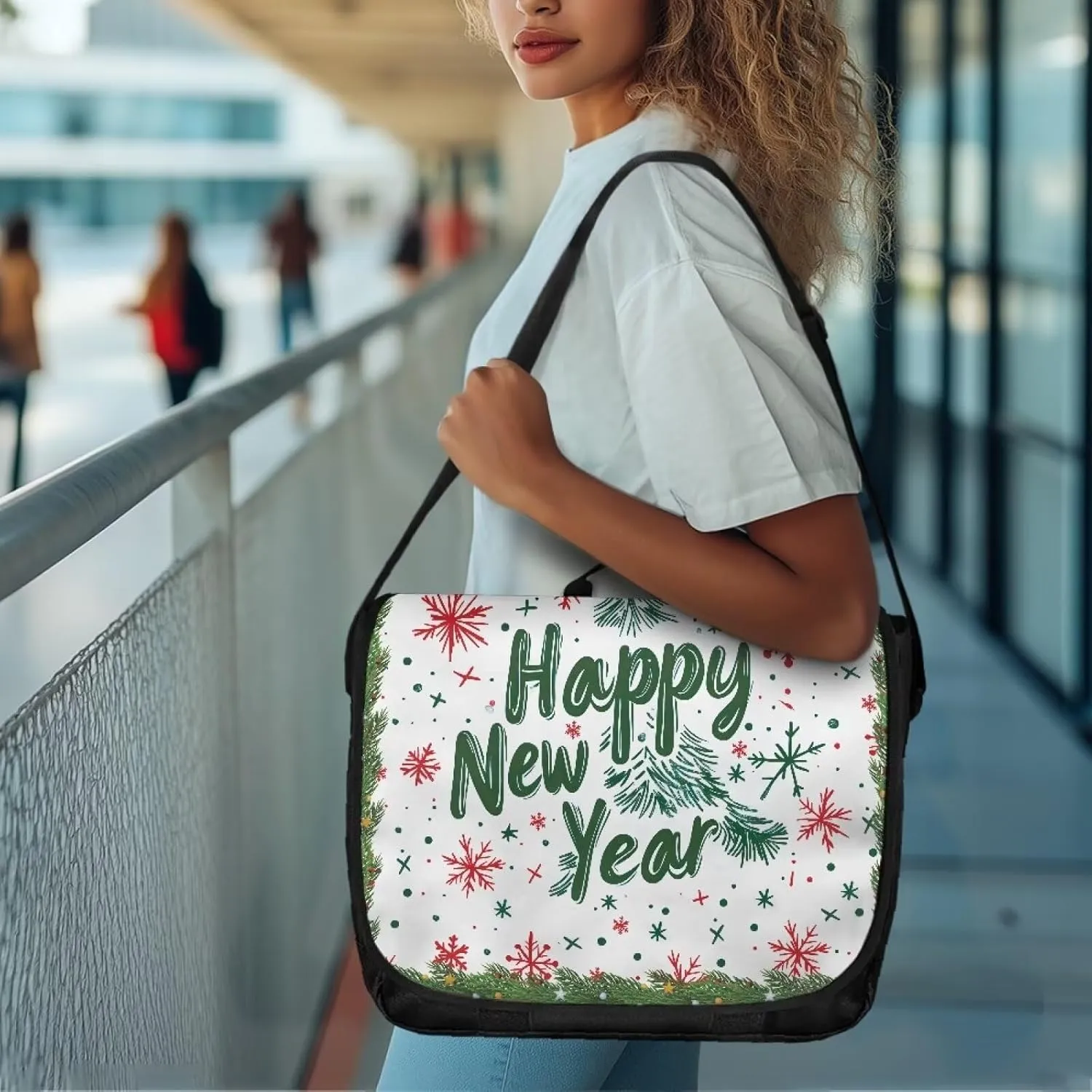 Medium Crossbody Bag with Flap Top with Adjustable Strap For Daily Use