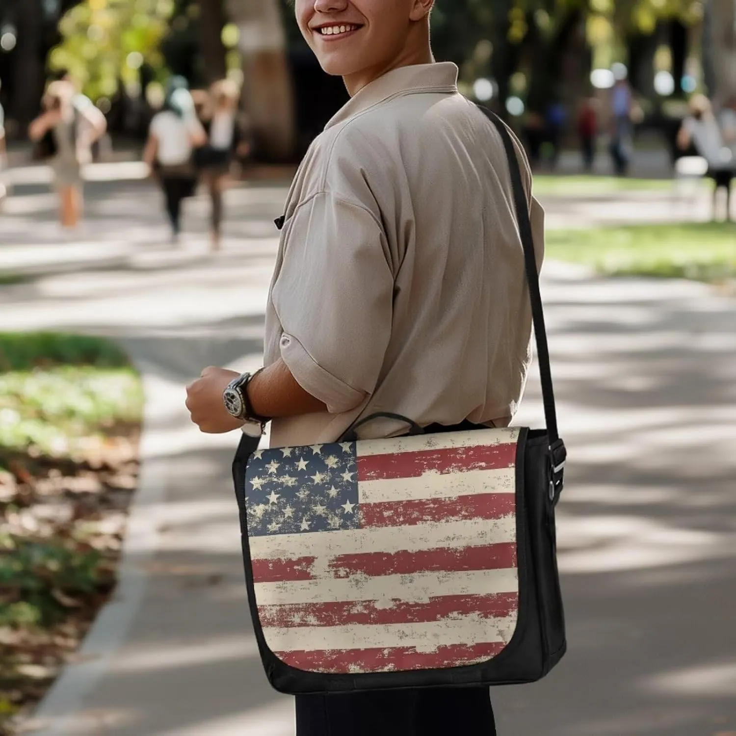 Medium Crossbody Bag with Flap Top with Adjustable Strap For Daily Use
