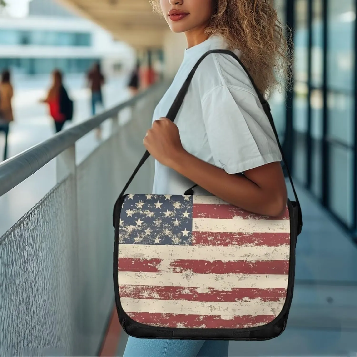Medium Crossbody Bag with Flap Top with Adjustable Strap For Daily Use