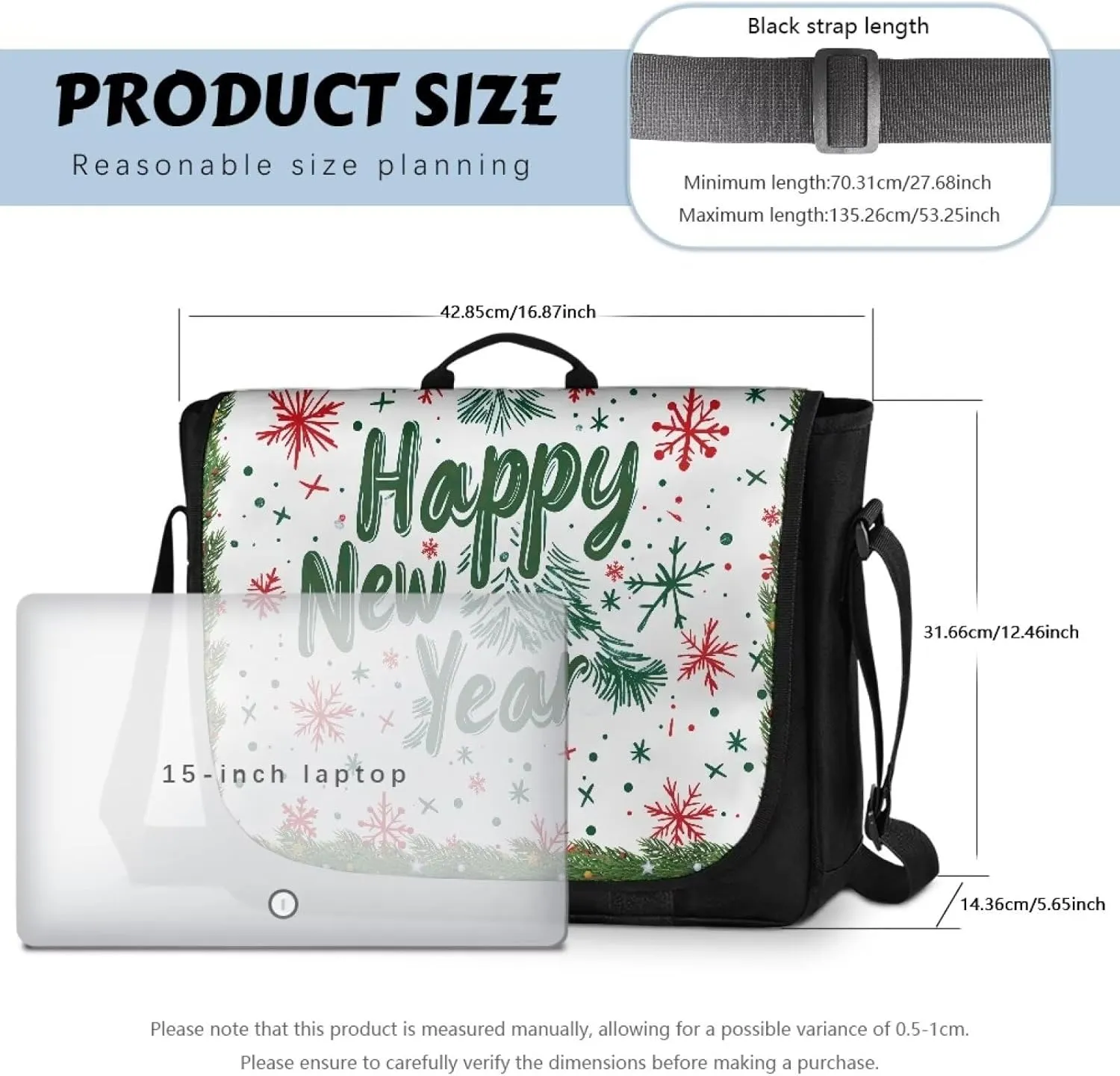 Medium Crossbody Bag with Flap Top with Adjustable Strap For Daily Use