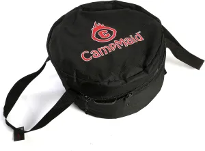 Mega Dutch Oven Bag - Dutch Oven Carry Bag for 8", 10" or 12" Dutch Oven - Extra Pockets for Tools, Accessories, & Cast Iron Camping Cookware - Dutch Oven Accessories - (14" x 9")