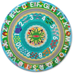 Melissa & Doug Round the Shore Tracks Cardboard Jigsaw Floor Puzzle and Wind-Up Vehicles – 48 Pieces, for Boys and Girls 4  - FSC Certified