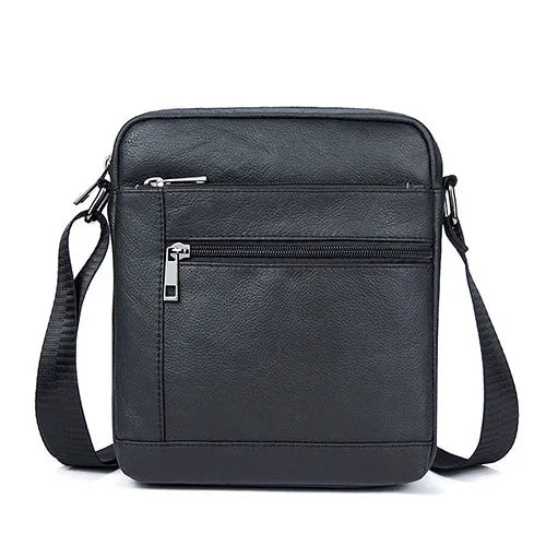 Men Bags for Leather 7604 Male Men's Leather Bag Men's Handbags Shoulder Messenger Small Genuine Bag Proactive support Men Automation-ready Bag Crossbody WESTAL