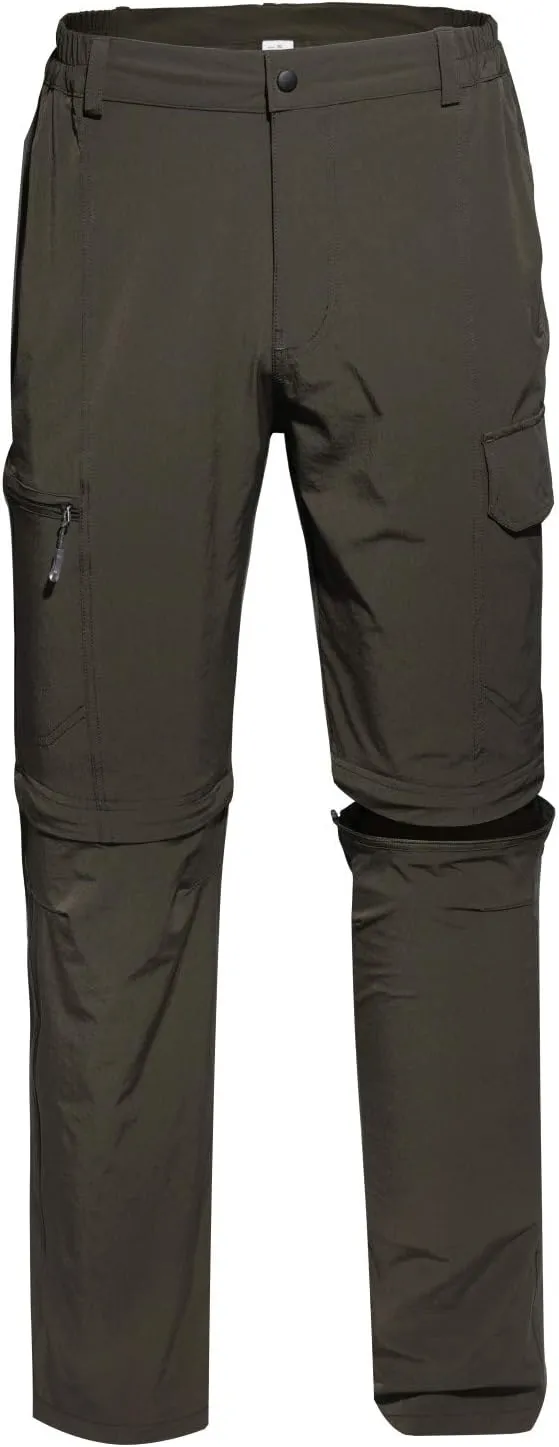 Men Outdoor Quick Dry Lightweight Waterproof Hiking Pants with Belt