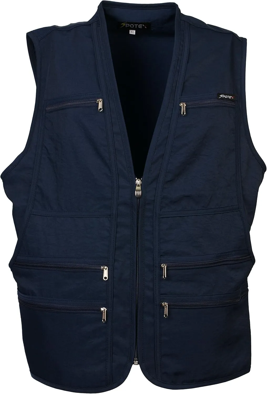 Men's 9 Pockets Work Utility Vest Military Photo Safari Travel Vest Workwear Jacket