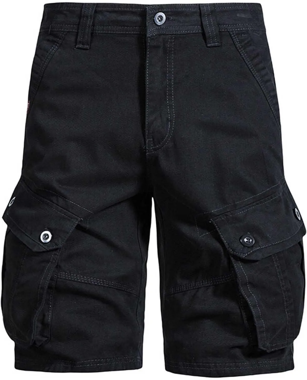 Men's Big and Tall Shorts Cargo Utility Design Stretch Fabric Heavy Duty Outdoor Casual Summer Wear