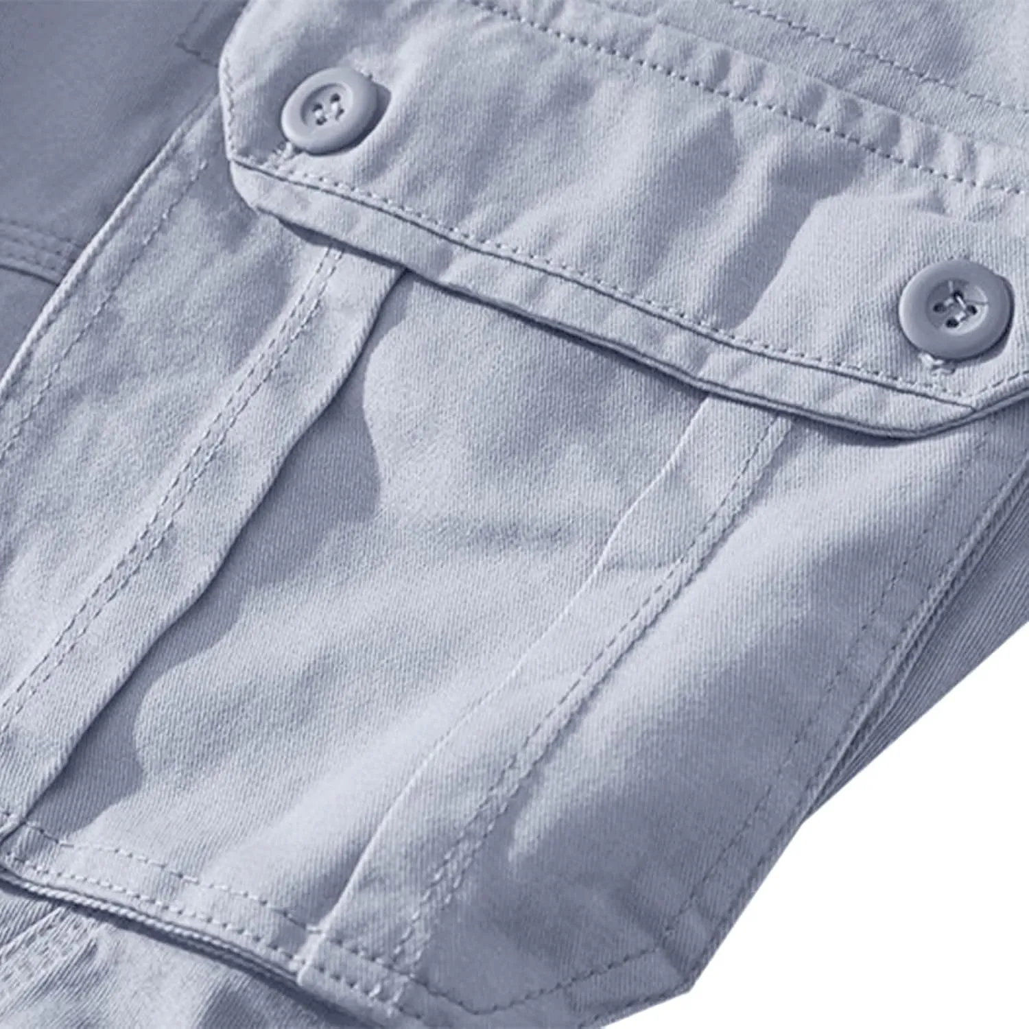 Men's Big and Tall Shorts Cargo Utility Design Stretch Fabric Heavy Duty Outdoor Casual Summer Wear