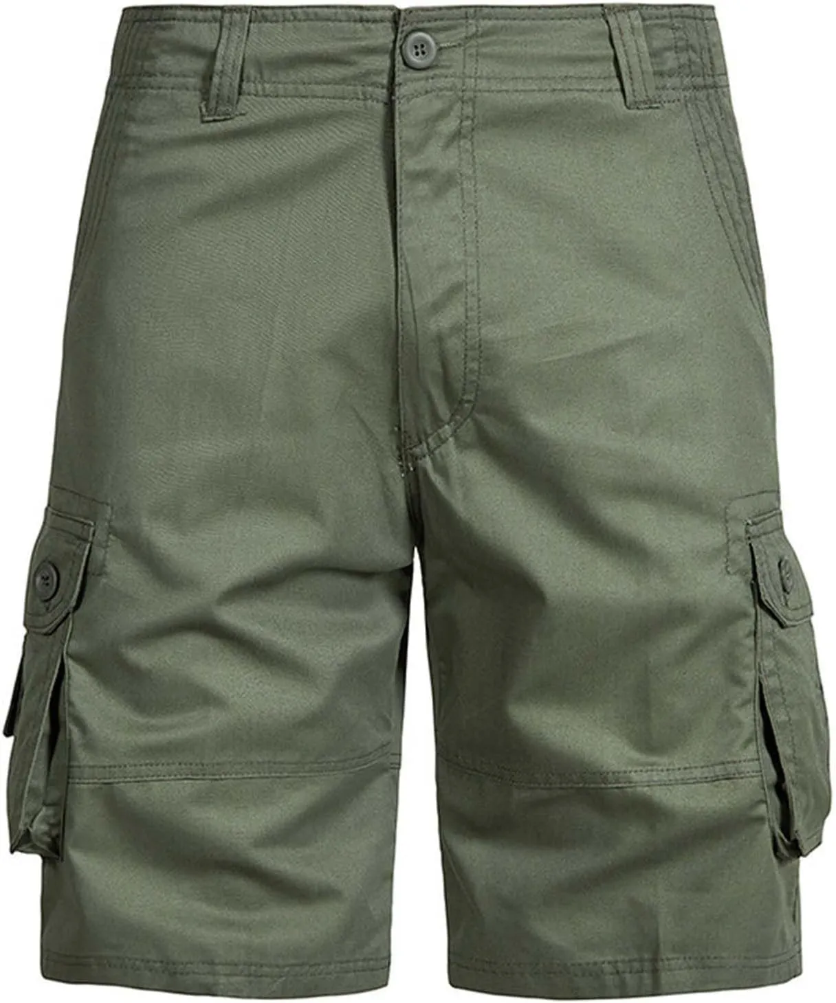 Mens Cargo Shorts Durable Workwear Stretch Waist Outdoor Utility Pockets Casual Summer Hiking Shorts for Men