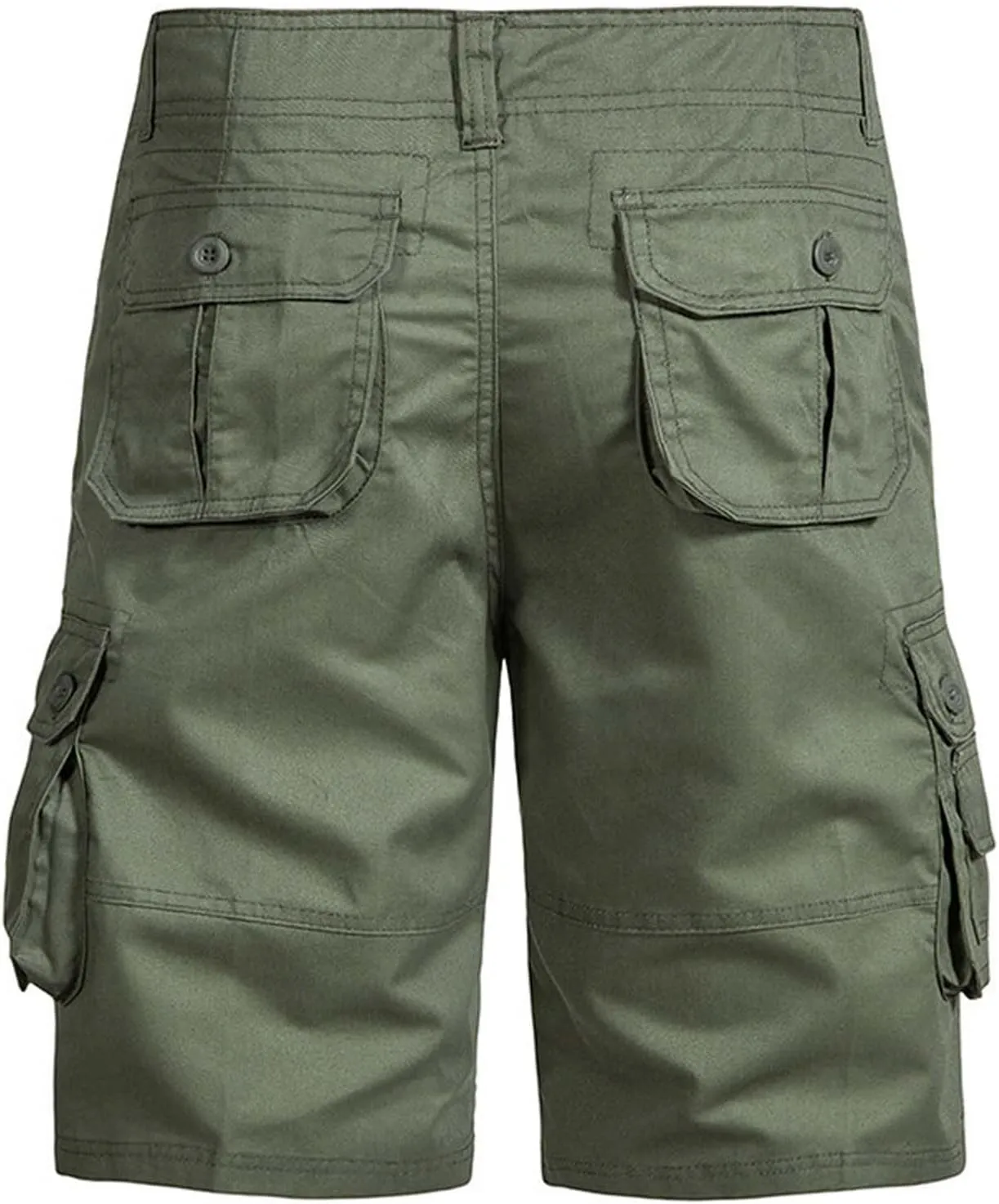 Mens Cargo Shorts Durable Workwear Stretch Waist Outdoor Utility Pockets Casual Summer Hiking Shorts for Men
