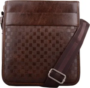 Mens Faux Leather Professional Business Smart Cross Body/Messenger/Shoulder Bag