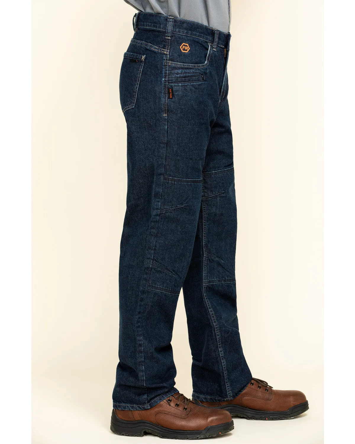 Men's FR Denim Straight Work Jeans
