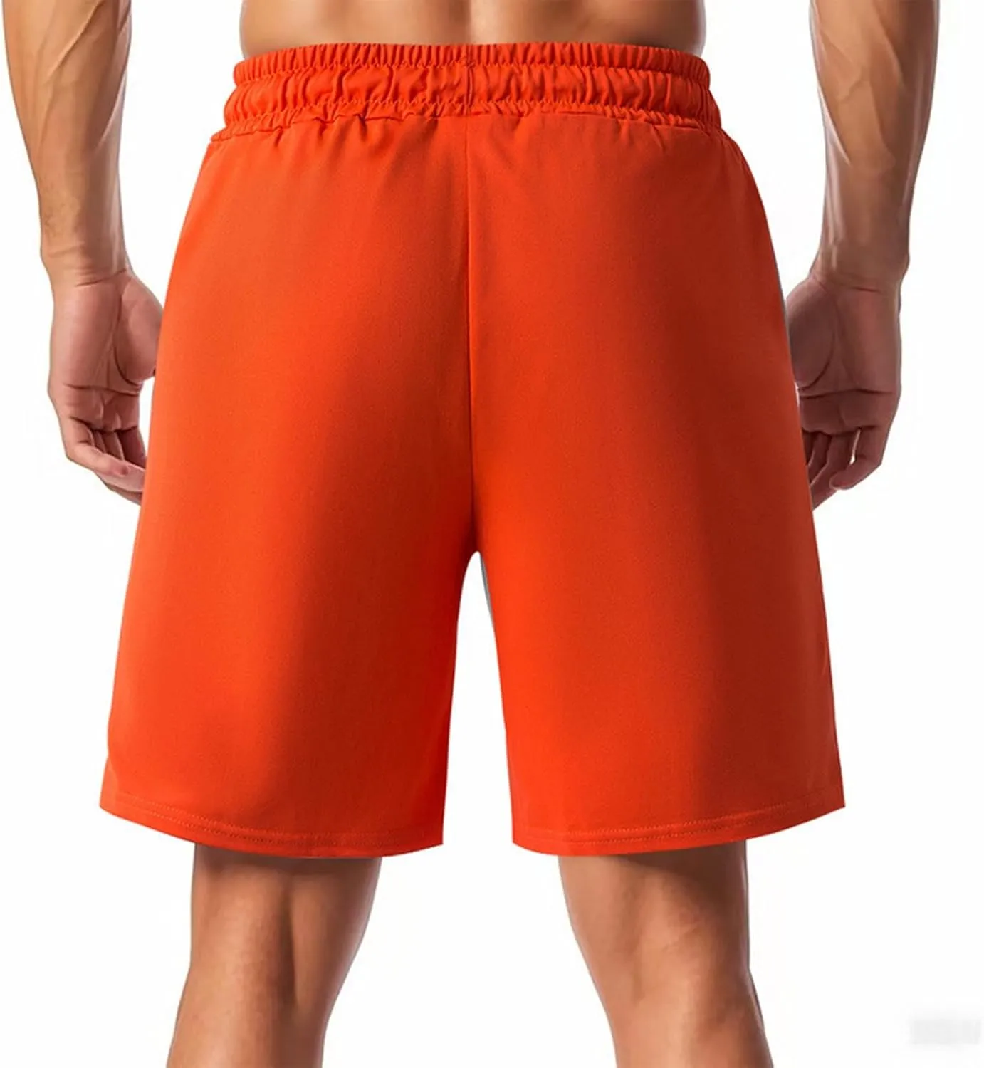 Men's Golf Shorts Quick Dry with Pockets Breathable Lightweight Casual Activewear Drawstring Elastic Outdoor Trunks