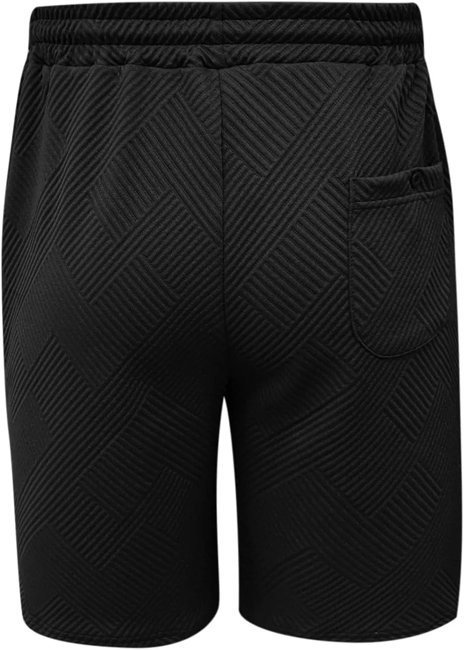 Men's Swim Trunks Quick Dry with Pockets Athletic Running Casual Elastic Breathable Activewear Beach Shorts