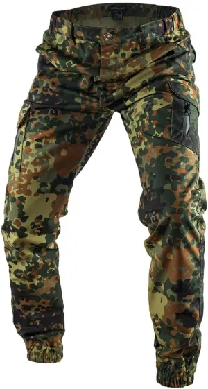 Men's Tactical Cargo Pants, Camouflage Outdoor Working Clothing with Pockets