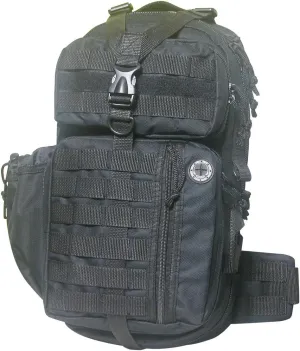 Mens Tactical Gear Molle Hydration Ready Sling Shoulder Backpack Daypack Bag